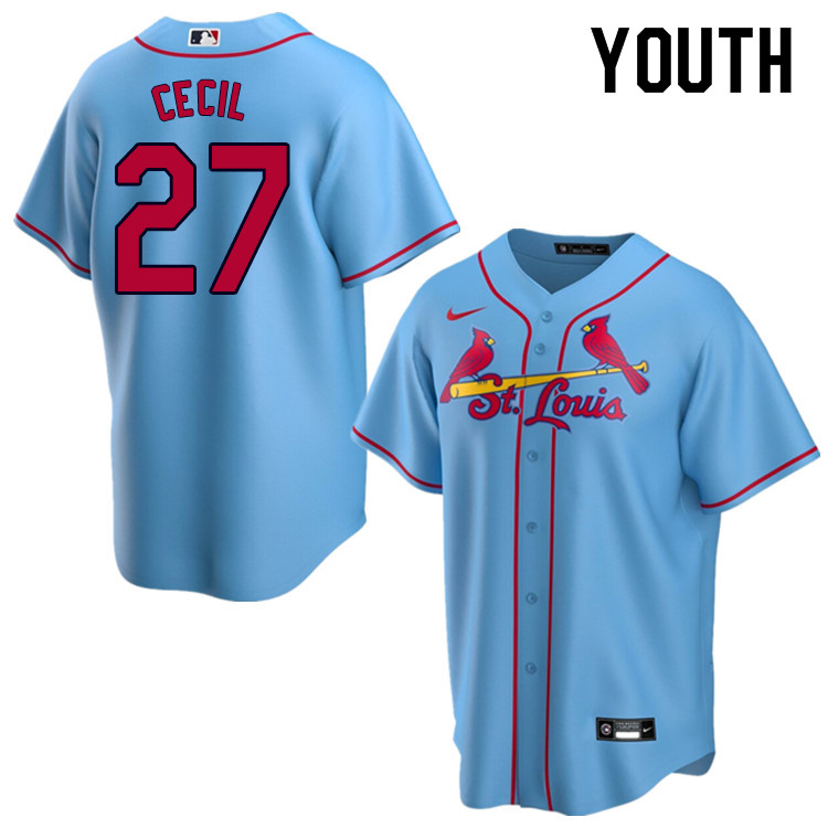 Nike Youth #27 Brett Cecil St.Louis Cardinals Baseball Jerseys Sale-Blue